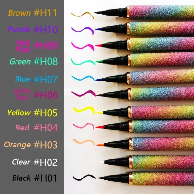 Wholesale Makeup Liquid Eyeliner Waterproof Magnet Eye Liner Private Label Vegan Pink Eyeliner Long Lasting Eyeliner Glue Pen