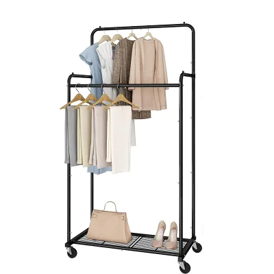 Customized Modern Hotel Use Metal Coat Rack for Laundry Room Storage with Extendable Design and Customized Color
