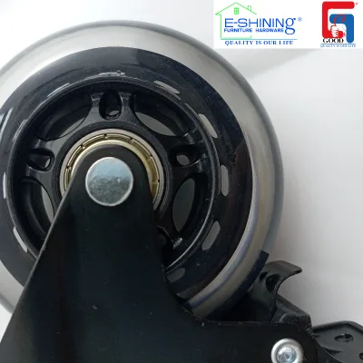 ESD Conductive PP Twin Wheel Casters 75mm 50kg Anti Static Swivel for Electronic Factory Medical Cart Furniture Hardware