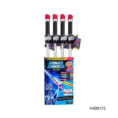 12pcs Rechargeable Plastic Light-Up Multi-Color Toy Swords Set with Sound Effects for Sci-Fi Parties and Collectors