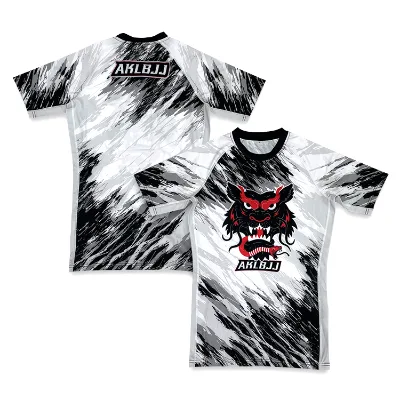 Martial Arts Wear Custom-Made MMA Rash Guard High Quality Men Fitness/Grappling Rash Guard and Shorts
