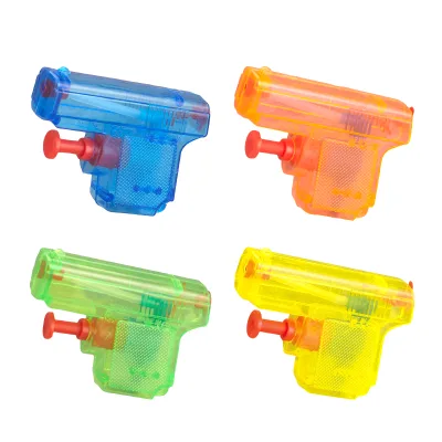 7cm Small Water Gun Transparent Mini Water Pistol Outdoor Summer Toys