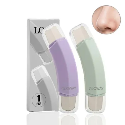 Dual-Ended Manual Nose Pore Scraper and Blackhead Extractor Tool Stainless Steel Skin Spatula for Facial Deep Cleansing Set