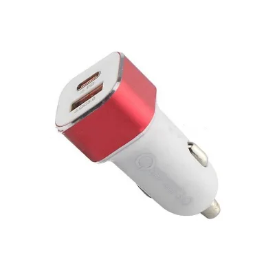 Private Mold Car Charging Station Type C+1port QC3.0 2 USB Fast Car Charger