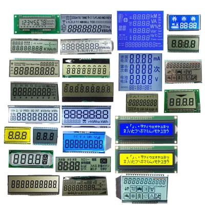 New Custom Small Mini TN LCD Display Module 3-Digit 7-Segment Transflective Positive 2.7-5V for Energy/Water Meter Applications