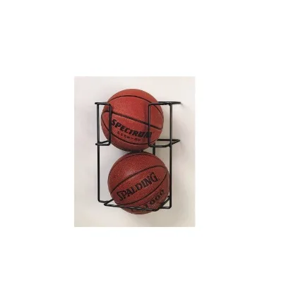 2-storey Wall-mounted Light Ball Rack Outdoor Basketball Stand