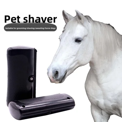Pet Comb Stainless Steel Equestrian Supplies Horsehair Brush Sweat Scraper De-Shedding Tool Thinning Comb Cats Dogs Pet Grooming