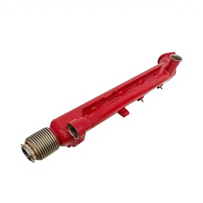 Red Fin Tube Heat Exchanger Pipe Coil Section for Industrial Cooling Equipment
