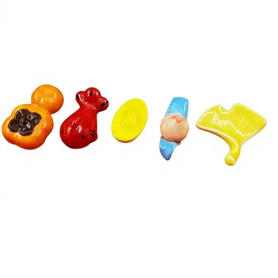 Find Factory Five Blessings Chopstick Holder Cute Pen Holder Chopstick Rest Small Craft Home Spring Festival Gift Festive Style