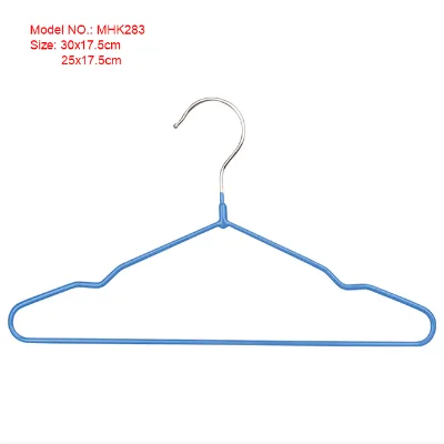 Custom Cheap Wire Hanger Gluing Non Slip Metal Hanger for Baby Small Hanger