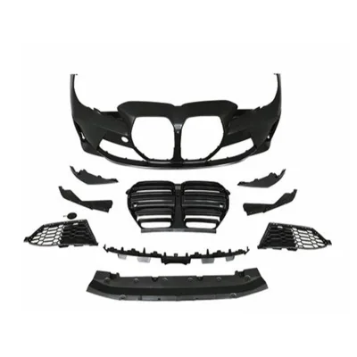 Modified Facelift Body Kit for BMW G20 3-Series, M3 Style Front Rear Bumper With Grilles