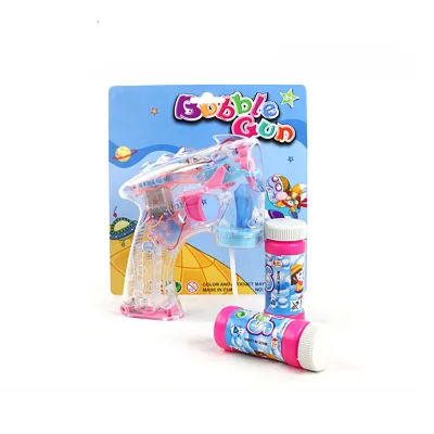 LED Transparent Bubble Blaster Bubble Shooter Bubble Gun for Kids with Music