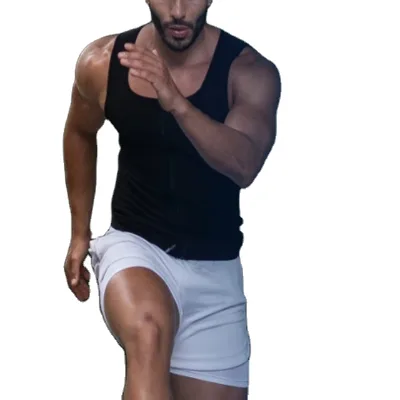 Hot Selling Fashion Sauna Sweat Vest Fitness Exercise Fat Burns Weight Loss Sweat Vest for Men