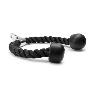 Hot Sale Sports & Entertainment Tricep Pulldowns Heavy Capacity Reverse Grip Cable Rope Black Fitness Equipment