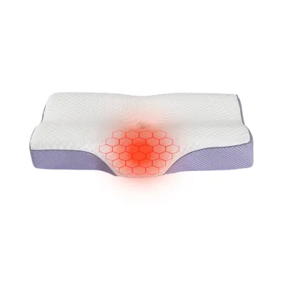 Factory Custom Electric Usb Heated Pillow Memory Foam Pillows for Relieving Shoulder, Neck and Head Pain