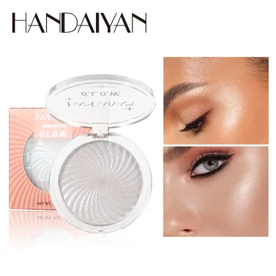 HANDAIYAN Mineral Diamond Shimmer Glitter Highlight Powder Waterproof Long Lasting Multi-use Contour Eyeshadow Nose Brightening