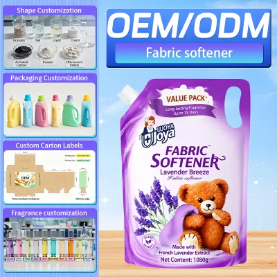 Dual-Purpose Eco Lavender Scented Liquid Fabric Softener Hand Machine Wash Safe Disposable for Apparel Use Cleaning Products