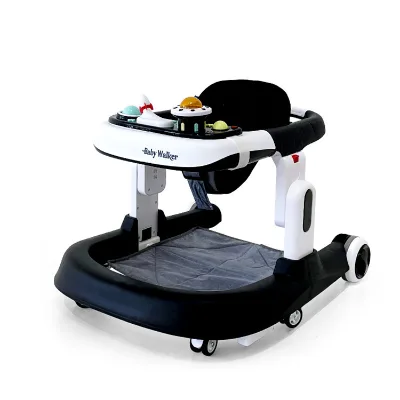 Space Save Multifunctional Unique Variable Rocking Baby Walker Trolley Buggy Ride on Car With Baby Walker