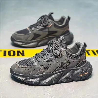 Four Seasons Customized New Men's Shoes, Tennis Shoes, Men's Inner High Sports and Casual Running Shoes