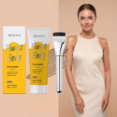 ARVIONA Body Concealer: Waterproof & Full Coverage, Lightweight Hydrating Scar Tattoo Cover Private Label Wholesale