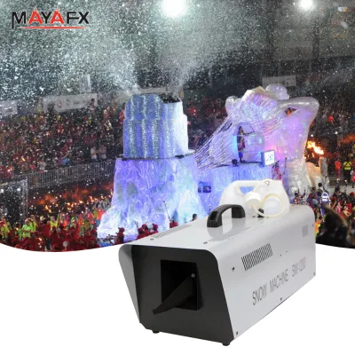 Stage Party MAYAFX MYO-D 1200W Snow Machine Snowflake Cannon Wireless Control Indoor/Outdoor Use AC110-220V 5L Snow Fluid Snow