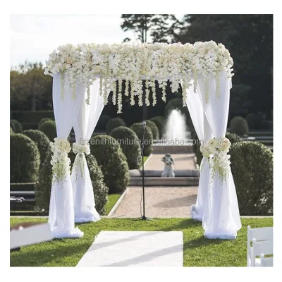 Wedding Stage Decorations Party Chiffon Drapes Swag Silk Fabric Backdrop Curtain for Wedding Birthday Event