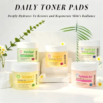 Hydrating Gel Toner Pads With Hyaluronic Acid and Glycerin: Deep Moisture, Plump Skin, 15-Minute Treatment | Wholesale Pricing