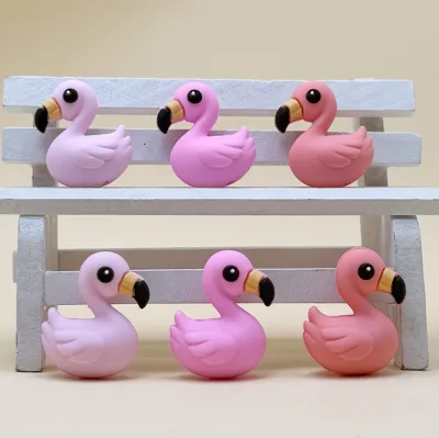 Wholesale 3D Cartoon Animal Silicone Focal Beads for DIY Beadable Pen Craft Owl Cat Deer Fox Bird Bear Figurine Charms Bulk