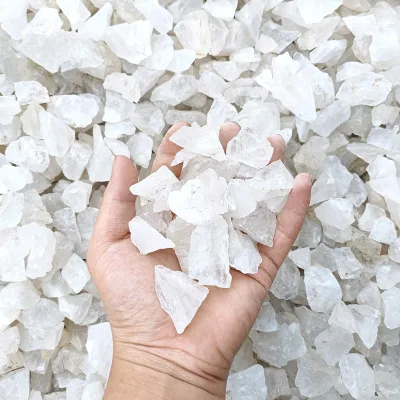 Wholesale Natural Clear Quartz Crystal Raw Stone Processing Quartz Clear Bulk Crystal Stone
