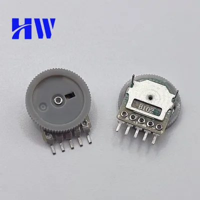 Audio Volume 14*2mm B10k 20k 50k 100k SMD Resistors Wheel Potentiometer For Volume Control Switch