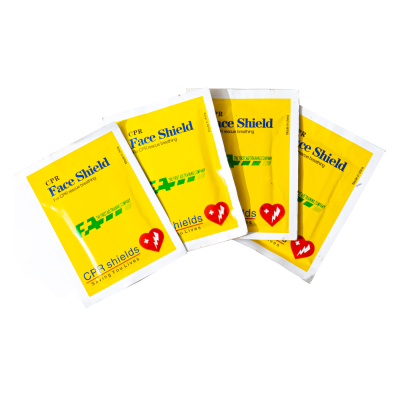 Customized High Quality CPR Face Shield Barrier in Roll for Cpr Training