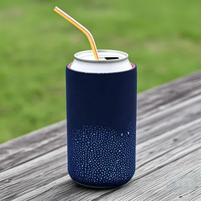 Sublimation Printing Acrylic Hot Drilling 3mm Neoprene Material 12oz Slim Can Cooler Soda Insulated Neoprene Cover