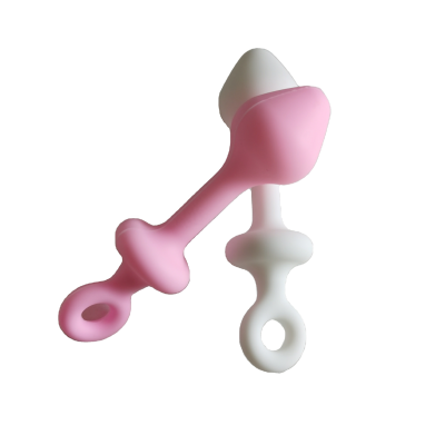 Custom Soft Silicone Flexible Vibrator Plug Sex Toys Anal for Men Woman
