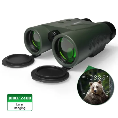 Long-Range Laser Rangefinder Binoculars 10*42 ED IP67 Waterproof HD Binoculars for Outdoor Sports Viewing & Field Observation