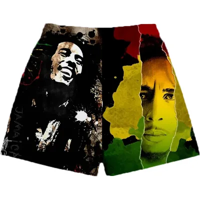Wholesale Factory Digital Printed Swim Trunks Shorts Mens Drawstring Basketball Short Streetwear Men's Golf Shorts