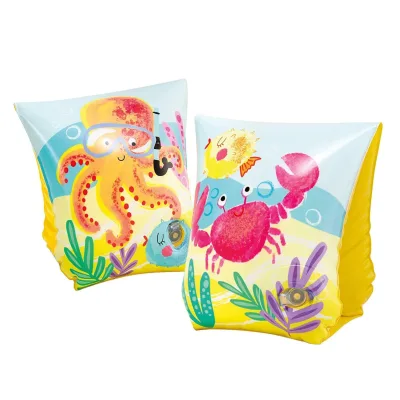 Cute Children Swimming Floatation Sleeves Water Rings Inflatable Swim Arm Bands for Kids Floats Tube Swimming Arm Ring Float