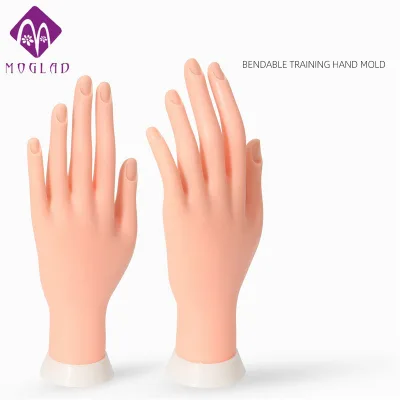 Nail Art Training Hand Acrylic Nails Practice Hand