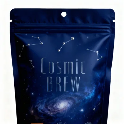 Resealable Stand up for Food Storage - Custom Printed Aluminum Foil Zip Lock Bags with Logo