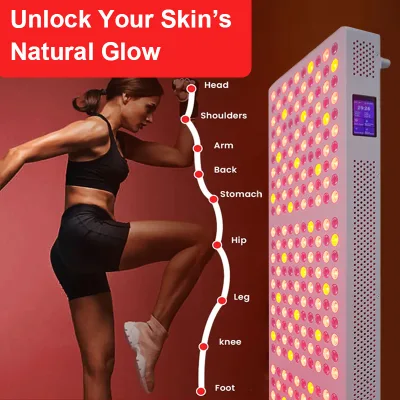 Touch Screen Dual Chips Multi Wavelength Led Light Home Beauty Device 480/630/660/810/830/850/940nm Red Light Therapy Panel