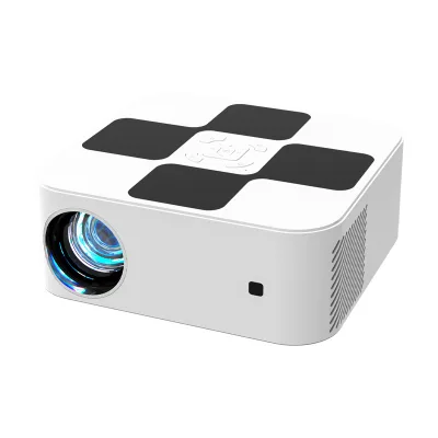 HD 1080P Mini Home Projector with LED Lamp 2G RAM Android 9 Same-Screen Source Portable Wireless Popular Source