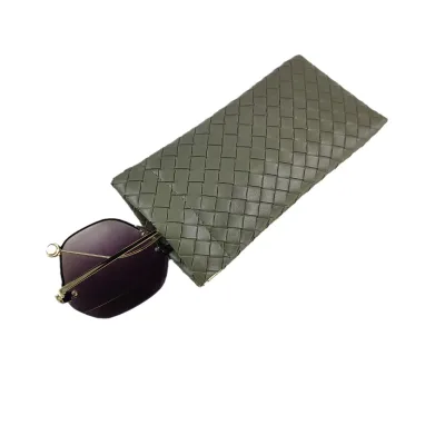 PU Leather Sunglasses Eyeglass Organizer Pouch Anti Scratch Soft Universal Sunglasses Pouch Bag