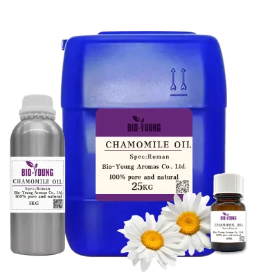 Hot Selling Best Price Natural 100% Pure Roman Chamomile Oil with Body Care Properties
