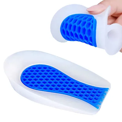New Arrival Comfortable Heels Cushioning Pads Honeycomb Heel Silicone Pads Heel Support Plantar Fascility for Foot Pain Relief