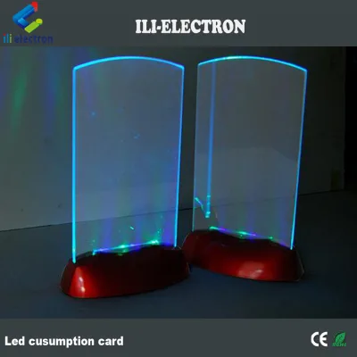 Led Table Stand Menu Acrylic Tent Card Holder