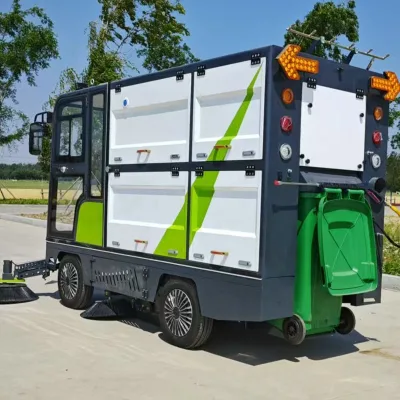 Tricycle Conversion Kit Street Sweeper Machine Cap Lithium Lead Acid Battery Truck Mounted Mechanical Road Sweeper