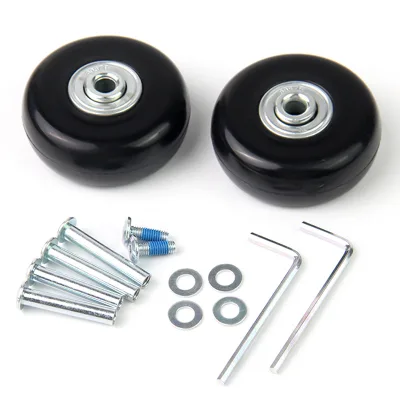 Silent Universal Eco-Friendly Fashion Plastic Caster Suitcse Luggage Wheel for Replacement and Luggae Repair