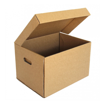 Easy Open Classical Paper Corrugated Cardboard Storage Box the Cartons
