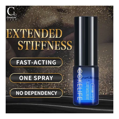 CokeLife 6Ml Penile Cock Power Ejaculation Self Time Spray Sex Male Sexual Retardant Timing Spray for Sex 30 Minute