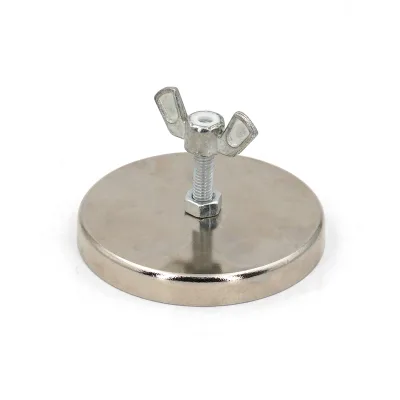 2.8" Safety Flag Magnet Mount Magnet Holder Nickel Coated
