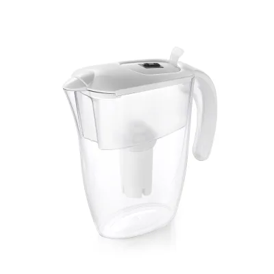ROHS Certified Water Filter Jug 2.4L, Food Grade ABS Material, Portable Purifier Pitcher for Home and Travel